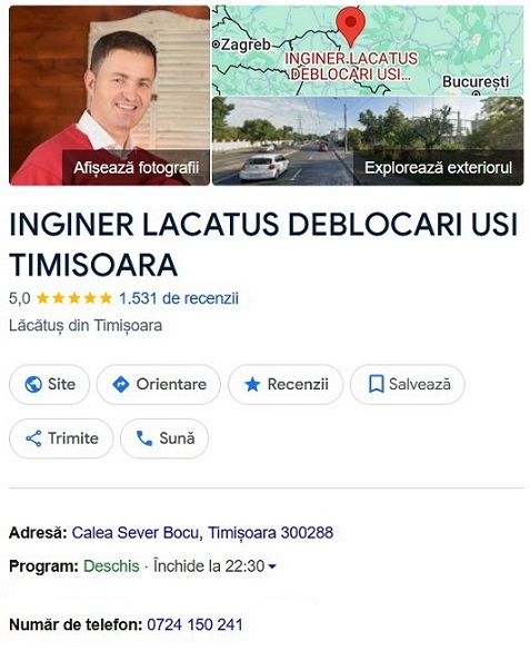 lacatus deblocari usi timisoara reparatii reglaje usi montari yale broaste butuci manere feronerie usi termopan deblocari masini auto autoturisme lacatus